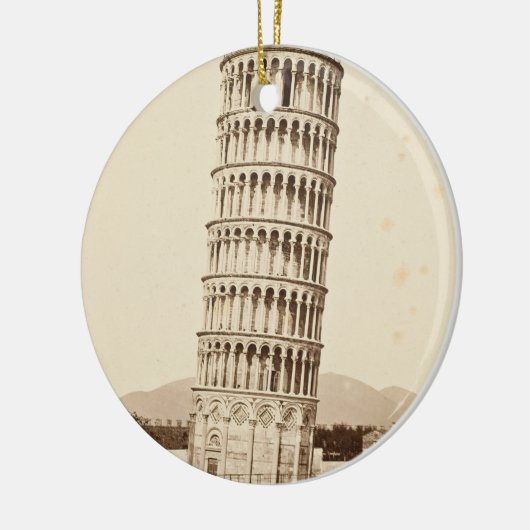 Leertoren van Pisa Keramisch Ornament (Links)