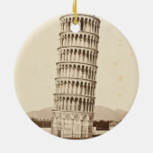 Leertoren van Pisa Keramisch Ornament (Achterkant)