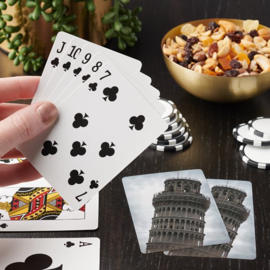 Leertoren van Pisa Pokerkaarten (Insitu)