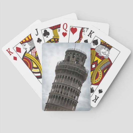 Leertoren van Pisa Pokerkaarten (Achterkant)