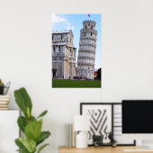 Leertoren van Pisa Poster (Thuiskantoor)