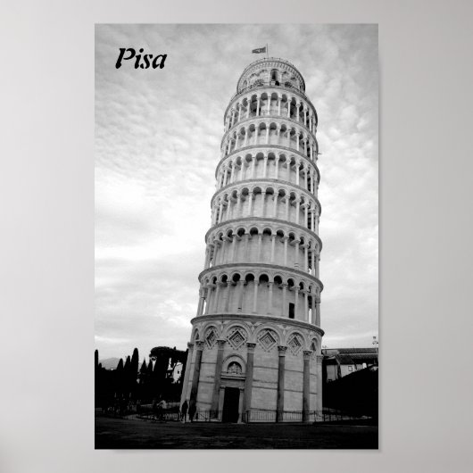 Leertoren van Pisa Poster (Voorkant)