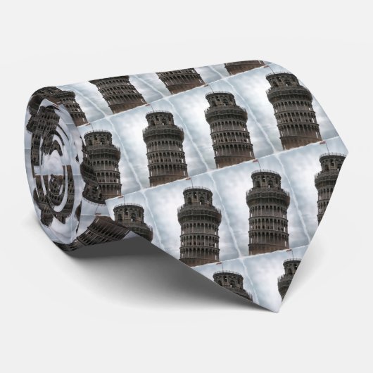 Leertoren van Pisa Stropdas (Opgerold)