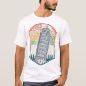 Leertoren van Pisa T-shirt (Voorkant)