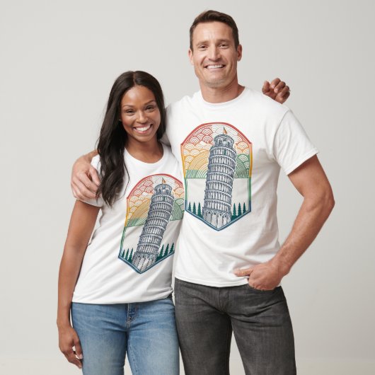Leertoren van Pisa T-shirt (Unisex)