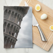 Leertoren van Pisa Theedoek (Quarter Fold)