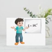 Leeruitnodigingen voor Wiskunden Kaart (Staand voorkant)