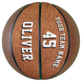 Leervere druk Speler Naam Team Nummer Basketbal (Verticaal)