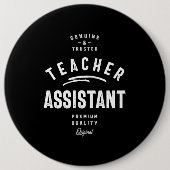 Leerwerkassistent Titel Cadeautje Ronde Button 6,0 Cm (Voorkant)
