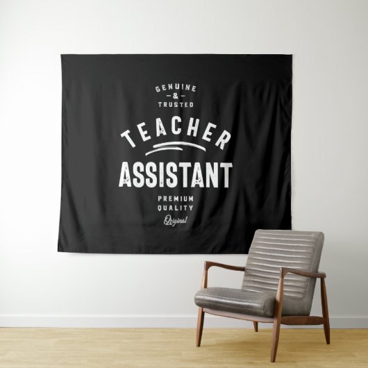 Leerwerkassistent Titel Cadeautje Wandkleed (In Situ (horizontaal))