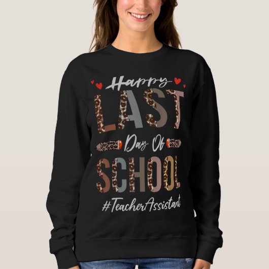 Leerwerker Fijne laatste dag schoolloods Trui (Voorkant)