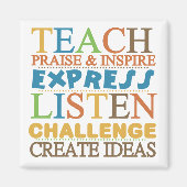 Leerwoorden om mee te leven magneet (Voorkant)