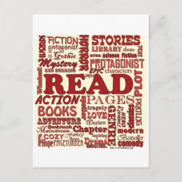 Lees alles over het rood! briefkaart