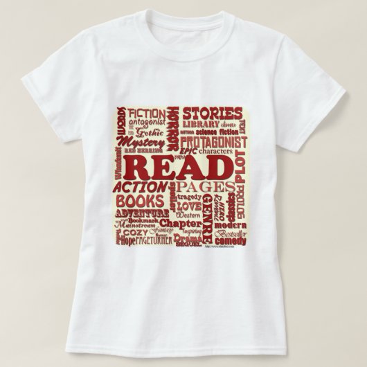 Lees alles over het rood! t-shirt (Design voorkant)