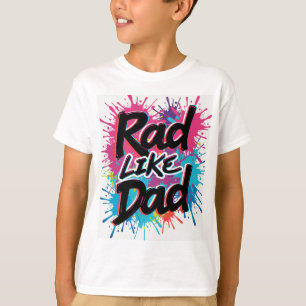 Lees als papa Shirt Retro Peuter Vaderdag T-shirt