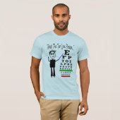 "Lees alstublieft de bovenste regel"—Ontwerp van d T-shirt (Voorkant volledig)