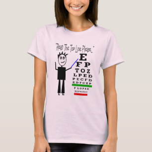 "Lees alstublieft de bovenste regel"—Ontwerp van T-shirt