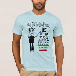 "Lees alstublieft de bovenste regel"—Ontwerp van T-shirt