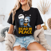 Lees beoordelingen van Peace Bookworm Grim Reaper  Tri-Blend Shirt