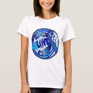 LEES BEWUSTMATIGHEID VAN VREDESLOVE T-SHIRT