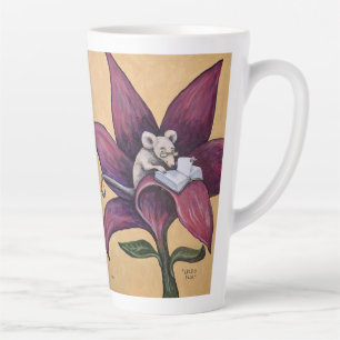 Lees bloem latte mok