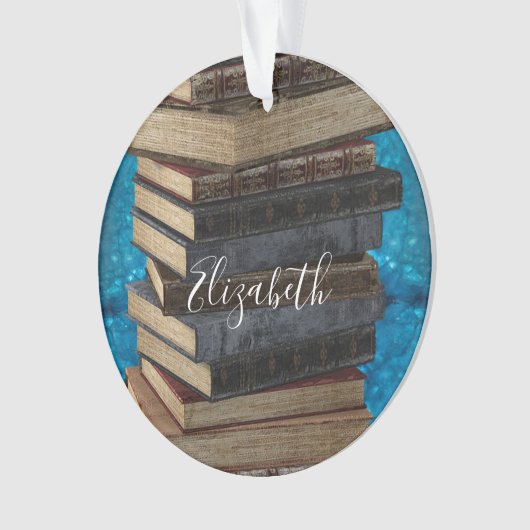 Lees Boek Club Vriend Monogram Ornament (voorkant)