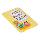 Lees boeken, Baby! magneet (Rechterzijde)