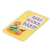 Lees boeken, Baby! magneet (Linkerzijde)