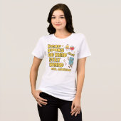 Lees Boeken Blijf Aardig Tri-Blend Shirt (Voorkant volledig)