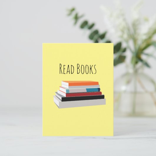 Lees boeken Boek Lover Briefkaart (Staand voorkant)