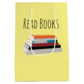 Lees boeken Boek Lover gepersonaliseerd Medium Cadeauzakje (Achterkant)