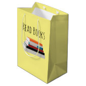 Lees boeken Boek Lover gepersonaliseerd Medium Cadeauzakje (Achterkant Gekanteld)