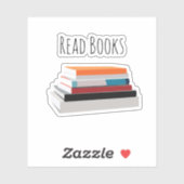 Lees boeken Boek Lover Sticker (Vel)