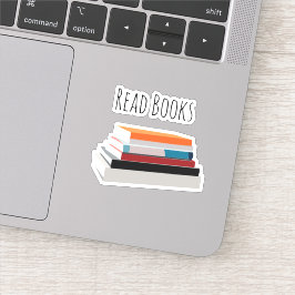 Lees boeken Boek Lover Sticker