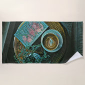 Lees Boeken, Drink Koffie Strandlaken (Voorkant)