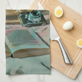 Lees Boeken, Drink Koffie Theedoek (Quarter Fold)