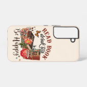 Lees boeken, Drink Tea & Be Happy Samsung Galaxy Hoesje (Achterkant horizontaal)