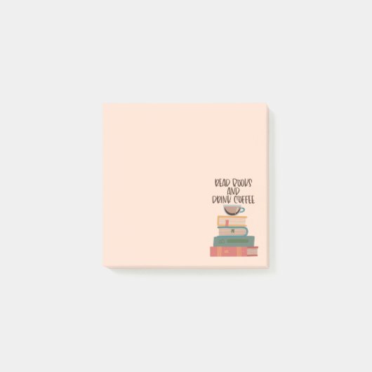 Lees Boeken en Drink Koffie Post-It Notities Post-it® Notes (Voorkant)