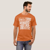 Lees Boeken Librarian Book Club Mannen T-shirt (Voorkant volledig)