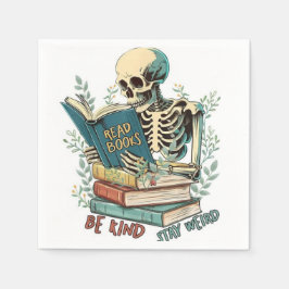 Lees boeken papier servet