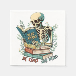 Lees boeken papier servet