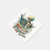 Lees boeken papier servet (Hoek)