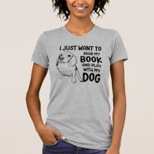 Lees boeken spelen met een grappige leesleraar t-shirt