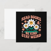 Lees boeken, wees vriendelijk, blijf raar - Schatt (Voorkant / Achterkant)