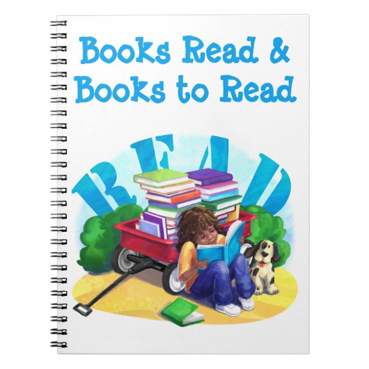 LEES boekenwagen - Aangepast Notitieboek (Voorkant)