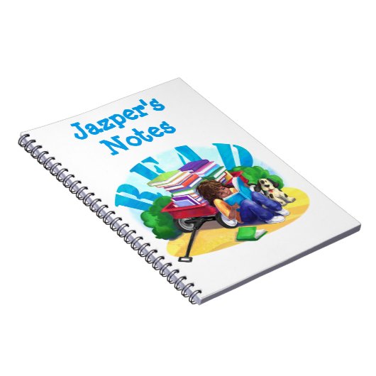 LEES boekenwagen - Aangepast Notitieboek (Rechterzijde)