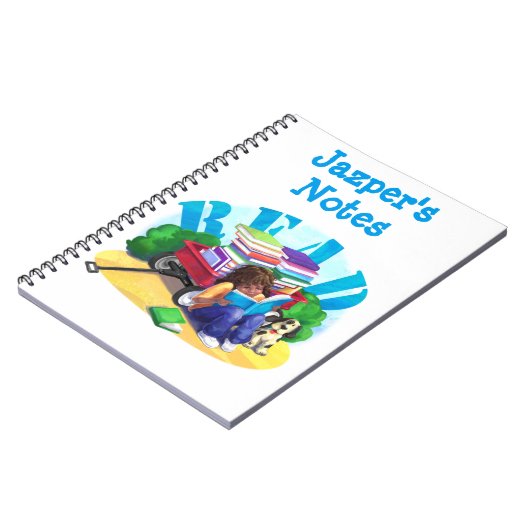 LEES boekenwagen - Aangepast Notitieboek (Linkerzijde)