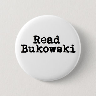 Lees Bukowski Button Badge