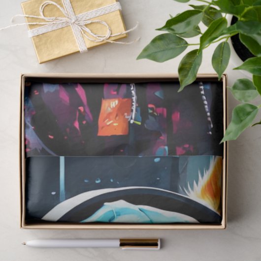 Lees Chihuahua met Beanie & Hoofdtelefoon Decoupag Tissuepapier (Geschenk)