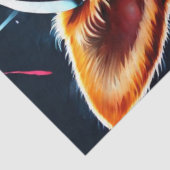 Lees Chihuahua met Beanie & Hoofdtelefoon Decoupag Tissuepapier (Detail)